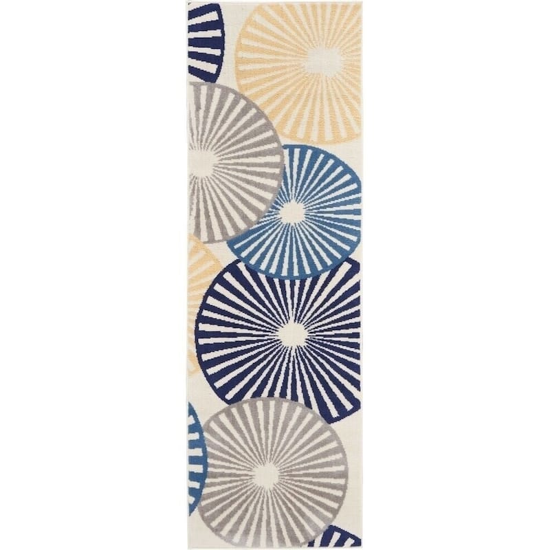Nourison Grafix Modern Geometric Area Rug