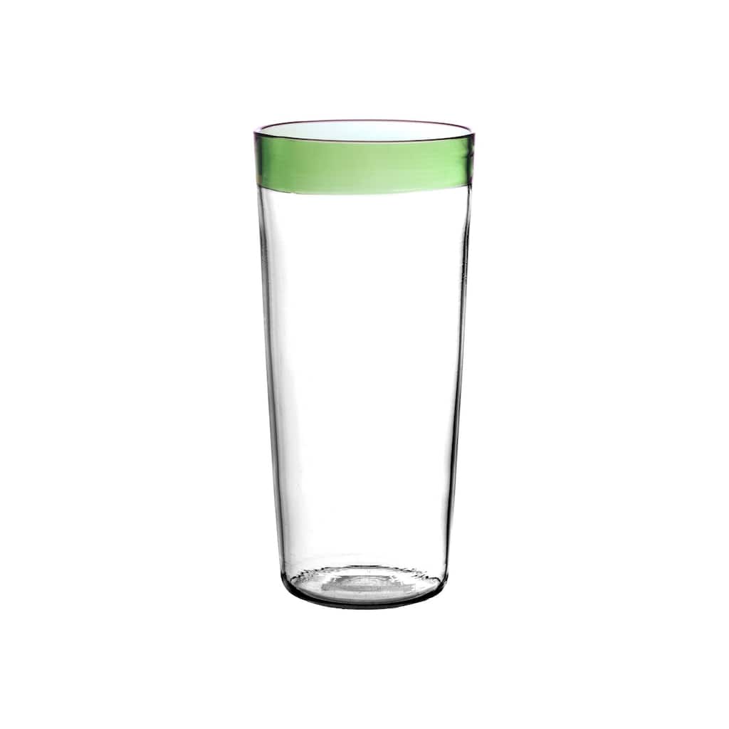 Tarifa Green High Ball Glass 13 fl oz Borosilicate Glass
