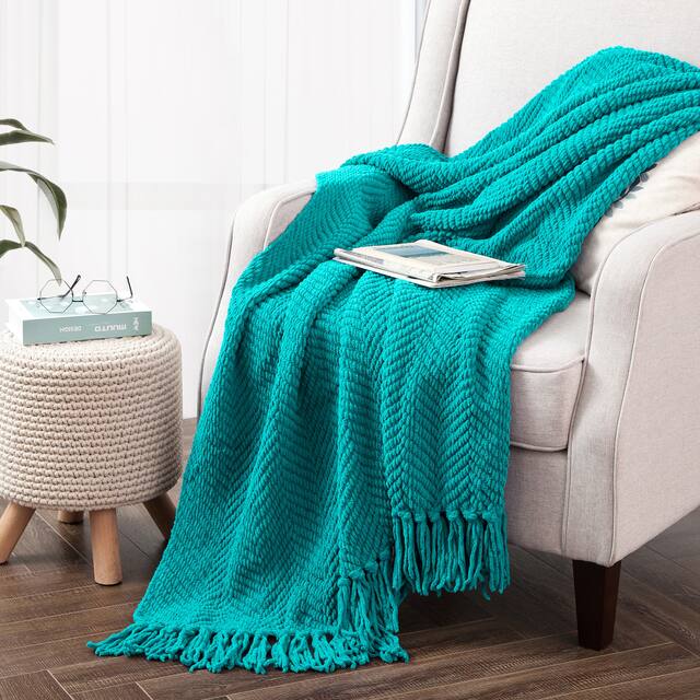 Boon Knitted Tweed Couch Throw