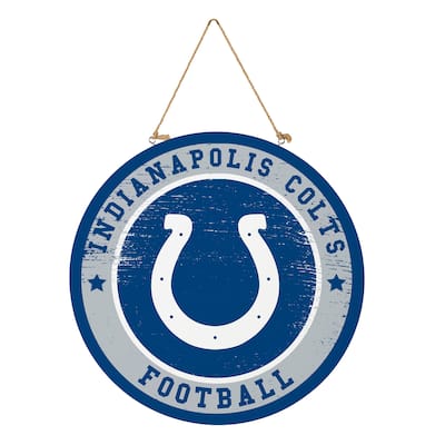Indianapolis Colts Wooden Door Decor Wall Sign - Multi-Color