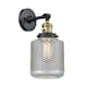 Option Black Antique Brass / Wire Mesh