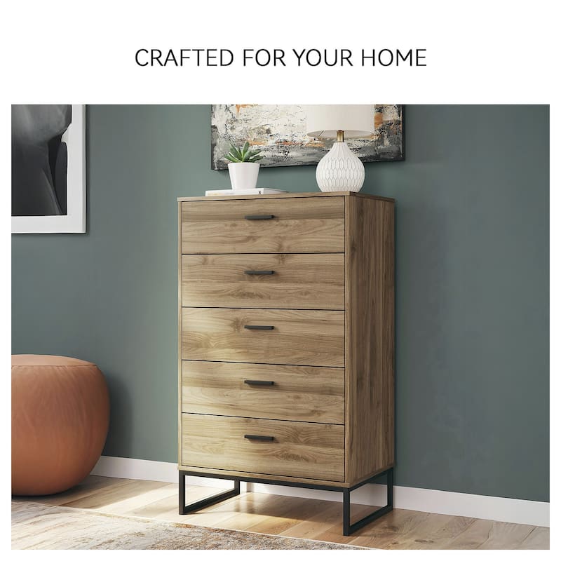 Signature Design by Ashley Deanlow Honey Chest of Drawers
