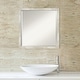 preview thumbnail 24 of 66, Beveled Bathroom Wall Mirror - Crackled Metallic Frame