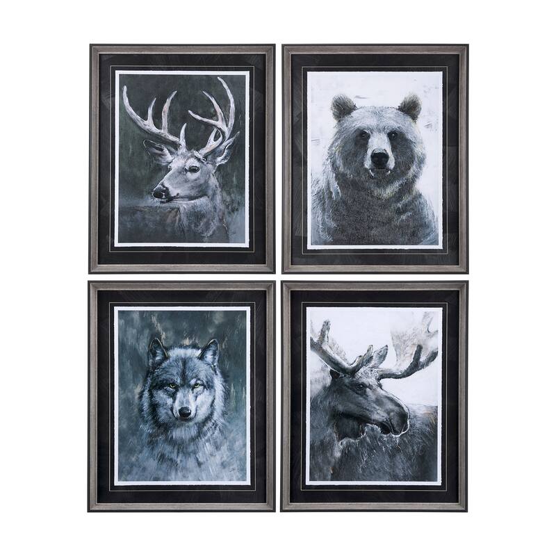 Animal Portrait II (Wolf) Framed Art Print