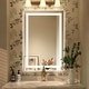 preview thumbnail 19 of 61, LED Bathroom Vanity Mirror Wall Mounted with Double Light Strip, 3-Color Dimmable, Anti-Fog, HD Tempered Glass, UL-Listed, ETL