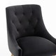 preview thumbnail 34 of 106, SEYNAR Modern Dining Chairs Set of 6, Velvet Accent Chair Tufted Back Armless Chair with Back Pull
