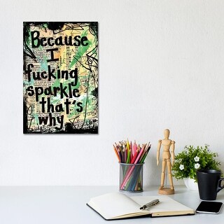 iCanvas "Sparkle" by Elexa Bancroft Canvas Print