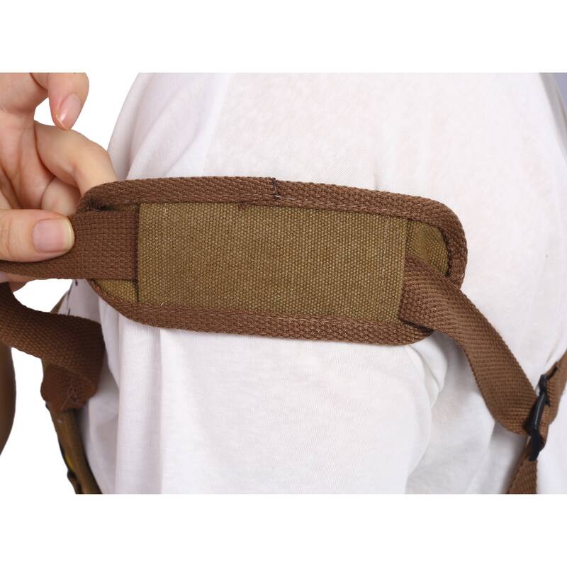 Anmytek Heavy Duty Canvas Work Apron with Pockets for Woodworking Gardening BBQ Men Women