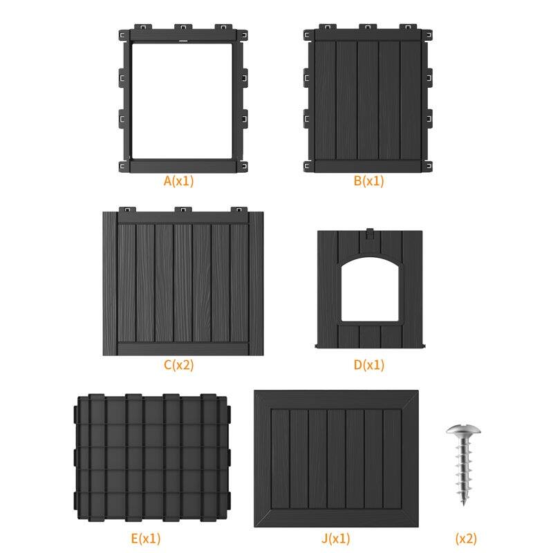 Waterproof Resin Cat House