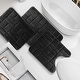 preview thumbnail 49 of 131, Clara Clark Ultra Soft Non Slip and Absorbent Bath Rug - Tiled Velvet Memory Foam Bath Mat Small-Large-Contour (3PK) - Black
