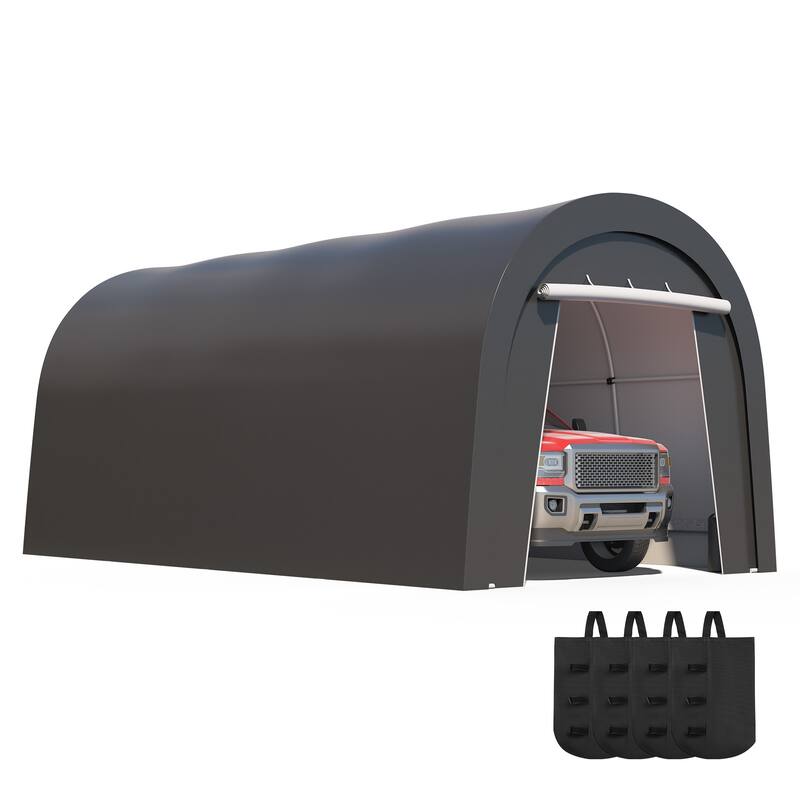 Domed Carport with 4 Cloth Bags