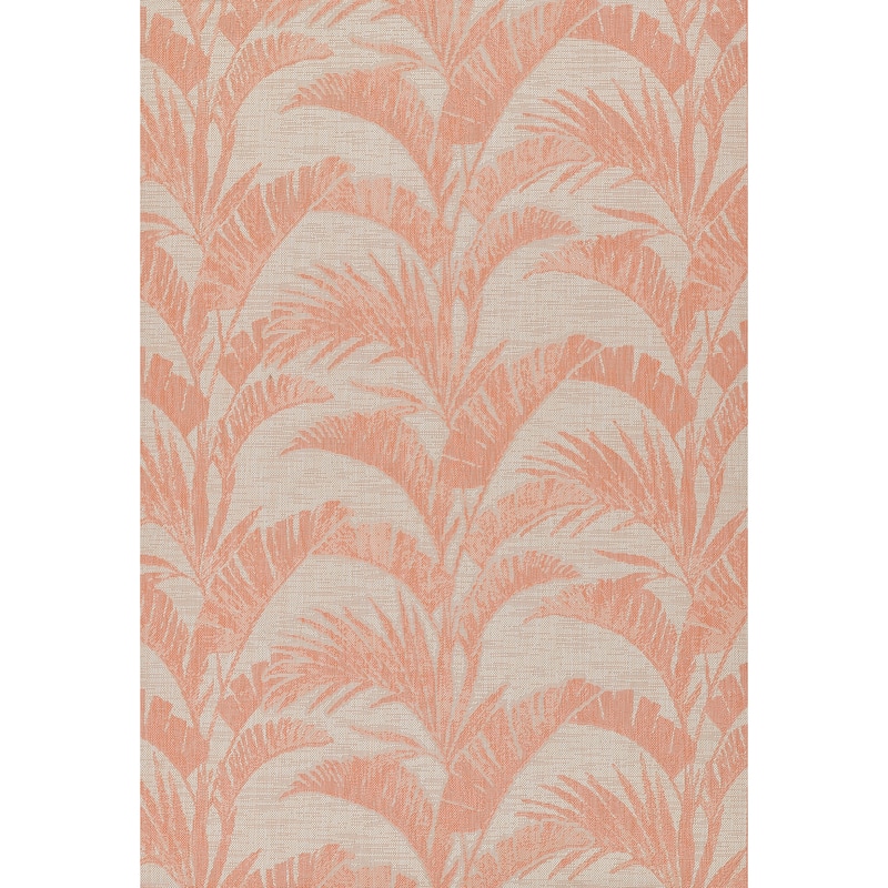 Momeni Riviera Floral Indoor Outdoor Rug - 4'1" X 6' - Coral