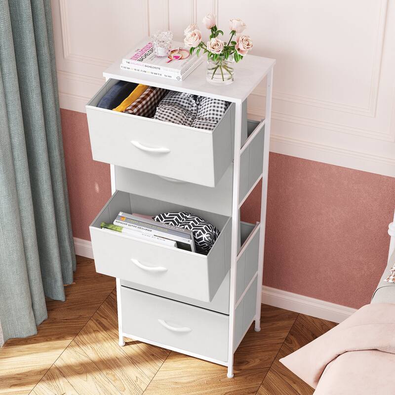 Crestlive Products Household 5-Drawer Vertical Dresser Storage Chest
