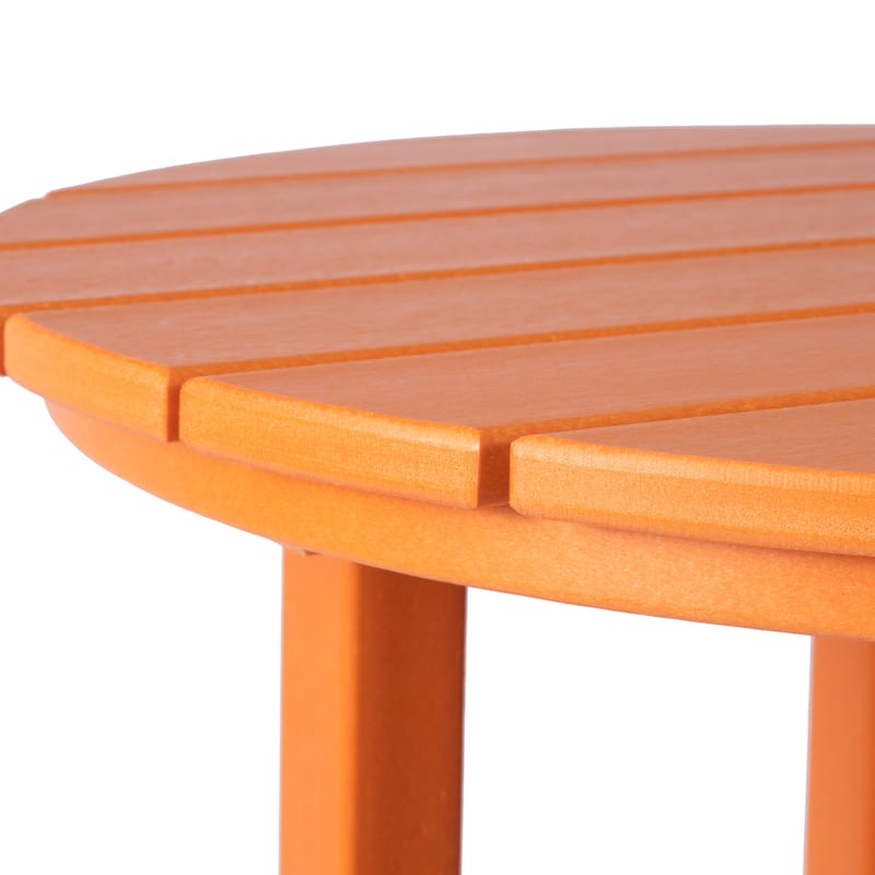 Laguna Hdpe All Weather Outdoor Patio 24" Round Counter Bistro Table