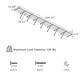 preview thumbnail 32 of 39, VEIKOUS Wooden Greenhouse Shelves, Heavy-Duty Storage Shelving for Wooden Greenhouses, 5 Available Sizes
