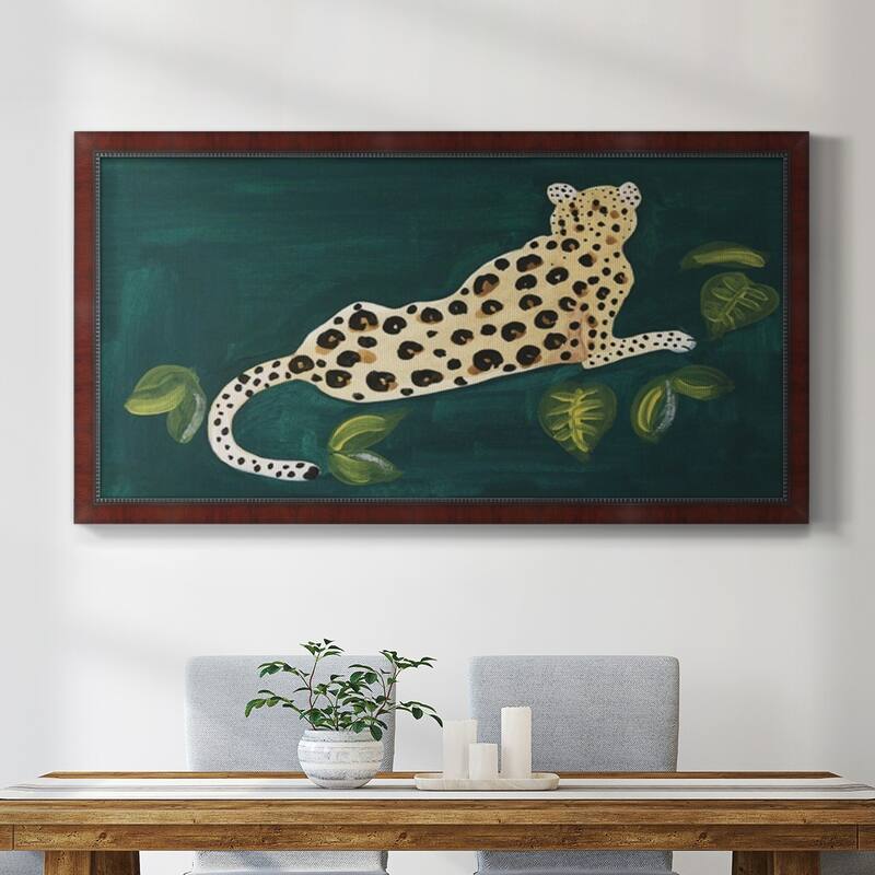 Lethargic Leopard I Premium Framed Canvas- Ready to Hang