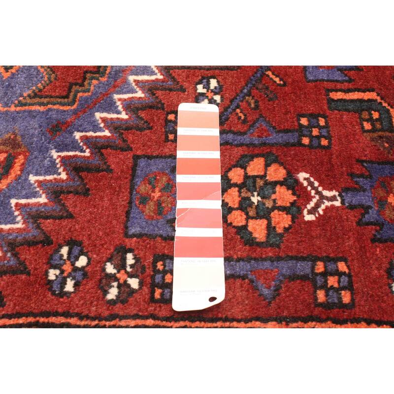 ECARPETGALLERY Hand-knotted Konya Anatolian Dark Red Wool Rug - 4'4 x 7'5