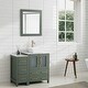 preview thumbnail 8 of 28, Vanity Art 36" Single Sink Bathroom Vanity Set with Engineered Marble Top and Free Mirror - 36 W X 18.5 D X 31.1 H