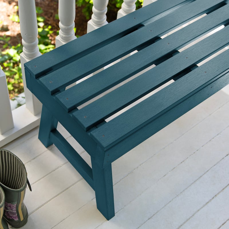 HIGHWOOD Weatherly 4-foot Eco-friendly Synthetic Wood Picnic Bench