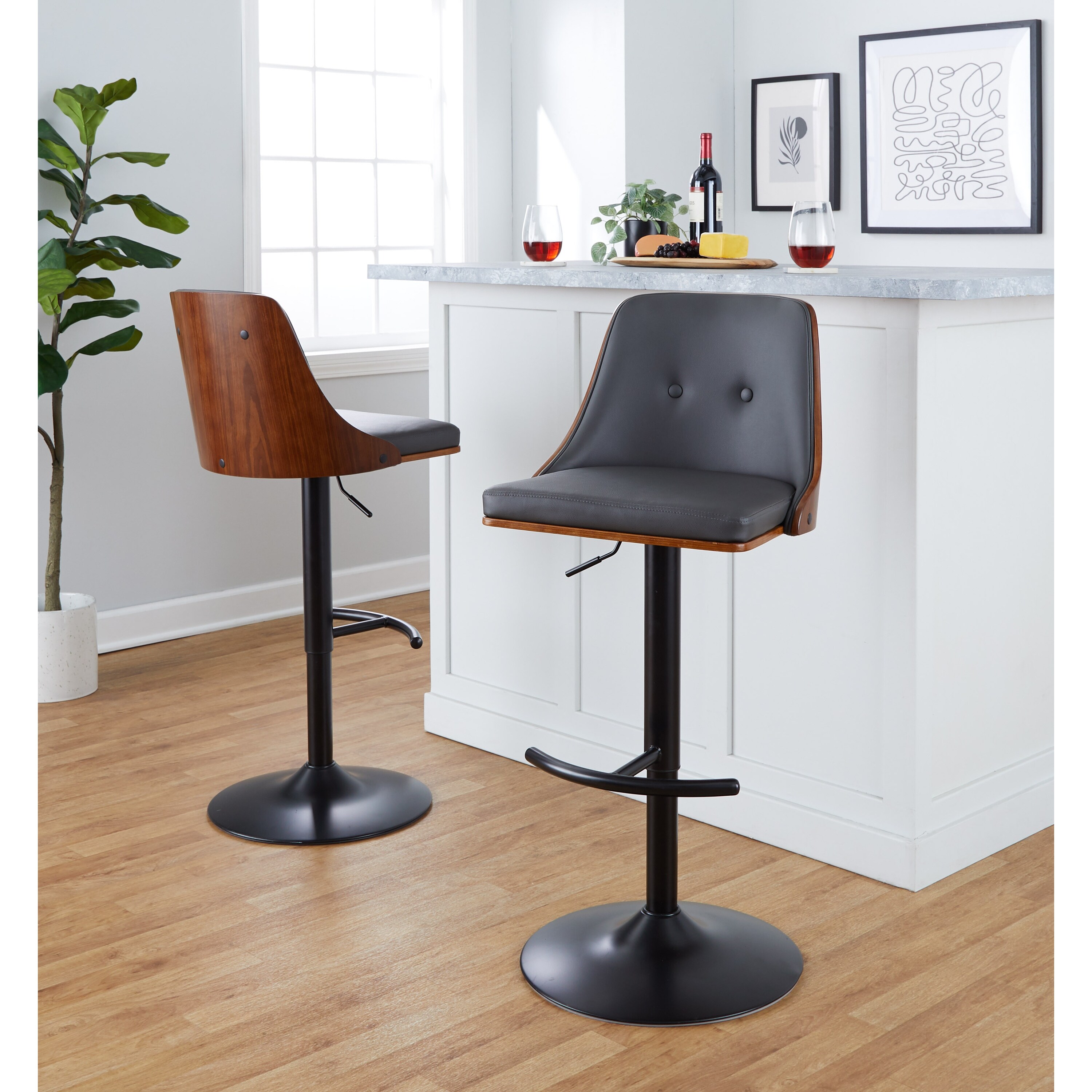 Belham living windsor swivel counter stool top