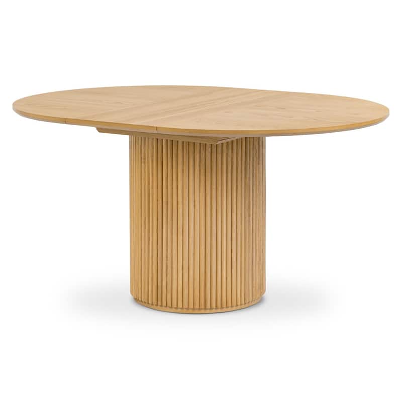 Poly & Bark Ronda 43"-59" Wood Extension Dining Table