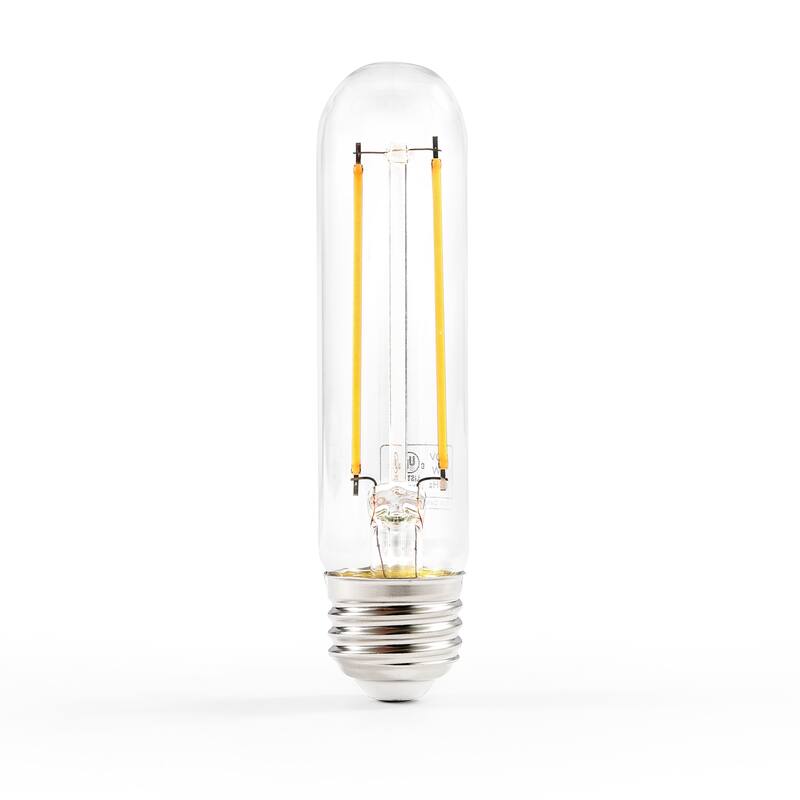 Light Society Set of 6 Sovana T10 / 4.9" Clear LED Filament Light Bulbs