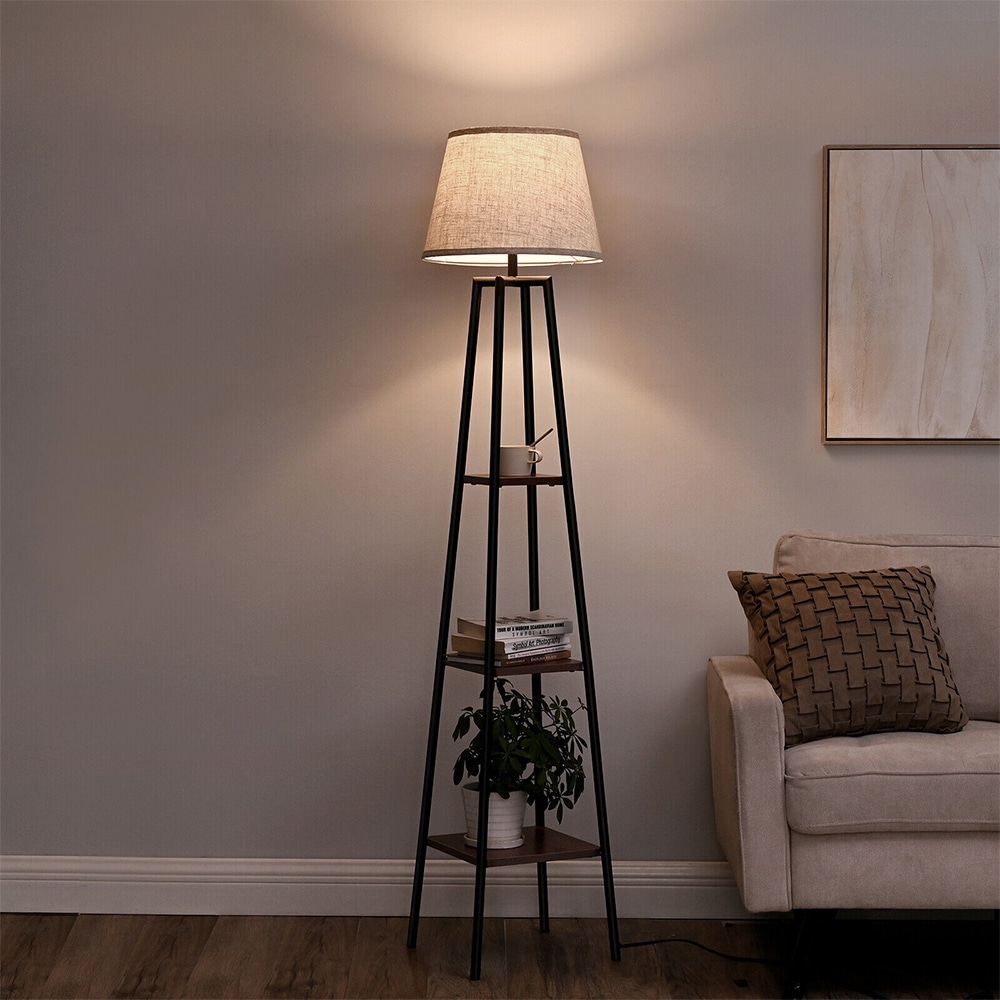 Bed bath and beyond floor lamp with shelves on sale