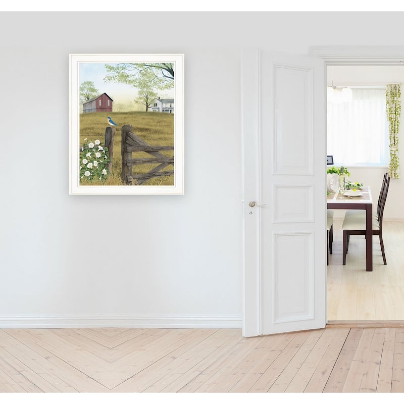 TrendyDecor4U Farmhouse "Morning's Glory" Framed Print Wall Art by Billy Jacobs