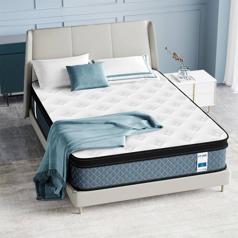 8" Cooling Medium Hybrid Memory Foam Mattress In a Box - Twin