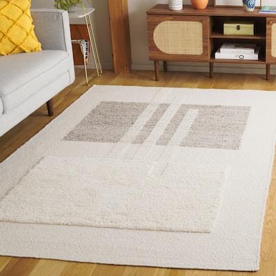 SAFAVIEH Hand-Woven Vermont Fawn Transitional Wool Rug