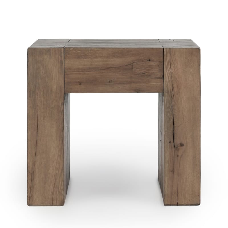 Classic Home Bristol Cracked Oak 24" End Table