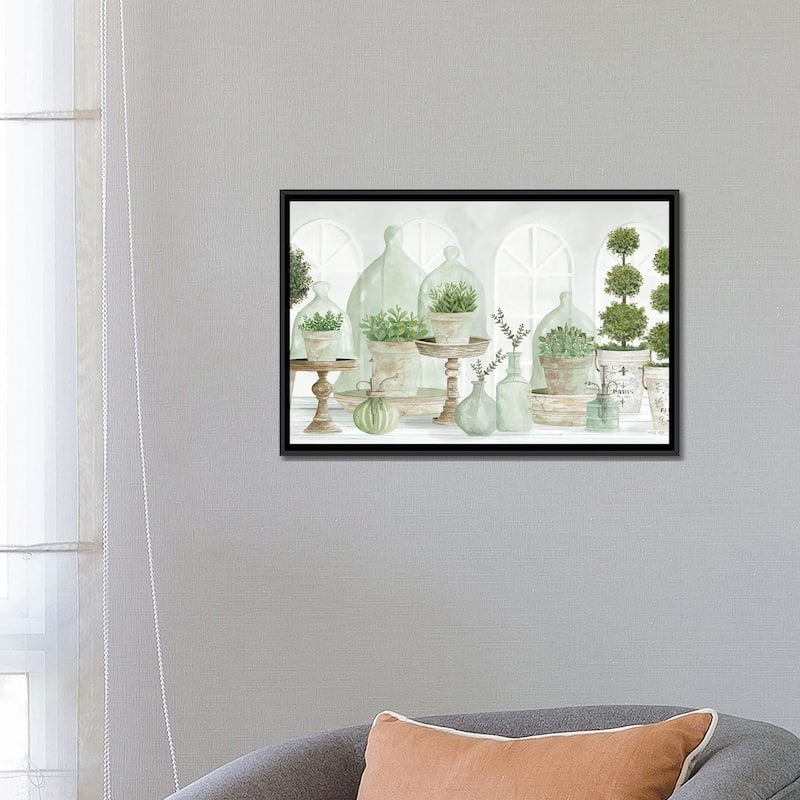 iCanvas "Nice And Neutral Plant Collection" by Cindy Jacobs Framed Canvas Print