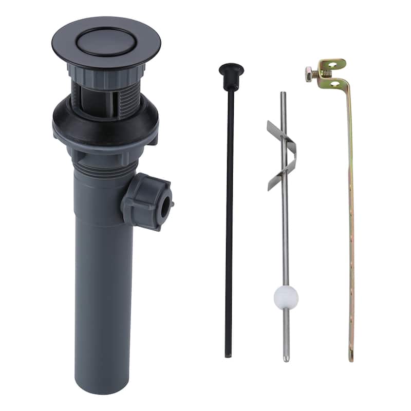 WOWOW Lift Rod Drain Assembly - 1 Pack - Matte Black