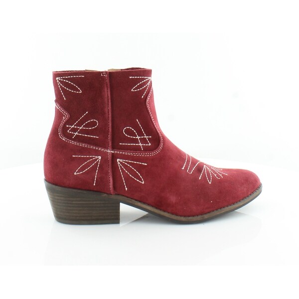 red lucky brand boots