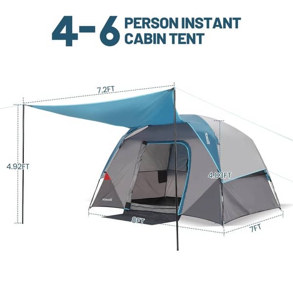 zelt mit dunkler schlafkabine 4 person Skandika Kambo Tunnelzelt für Personen | für 4 Mann, Wasserdicht mit 3000 Wassersäule, 3 Eingänge, Sonnendach, Vorzelt size-S Handschuhe:Marinblau Outdoor Fahrrad Sonnenbrillen Fahrrad