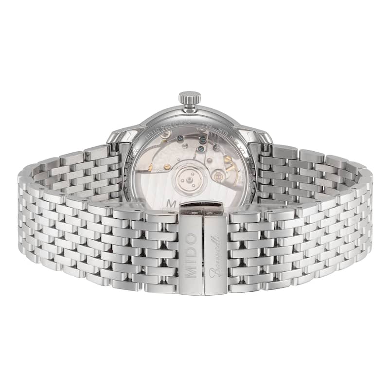 Mido Women's Baroncelli III 33mm Automatic Watch M0272071101600 - Silver - One Size