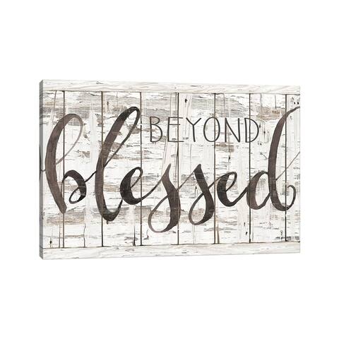 iCanvas "Beyond Blessed I" by Cindy Jacobs Canvas Print