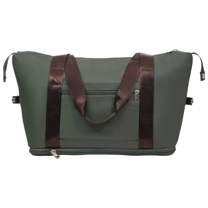 3 Piece Carry on Luggage Set, ABS Hardshell Lightweight Durable Suitcase with Wheels and Duffel Bag & Toiletry Bag, for Travel