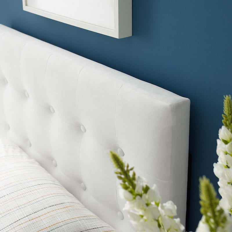 Emily Twin Tufted Performance Velvet Headboard