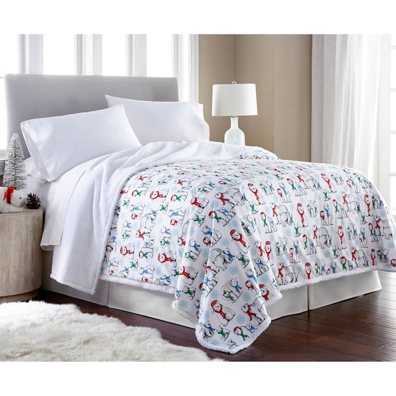 Shavel Micro Flannel® Reverse to Sherpa Blanket