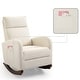preview thumbnail 5 of 23, AVAWING Mid Century Nursery Rocking Chair Upholstered Velvet High Back Armchair Set of 2