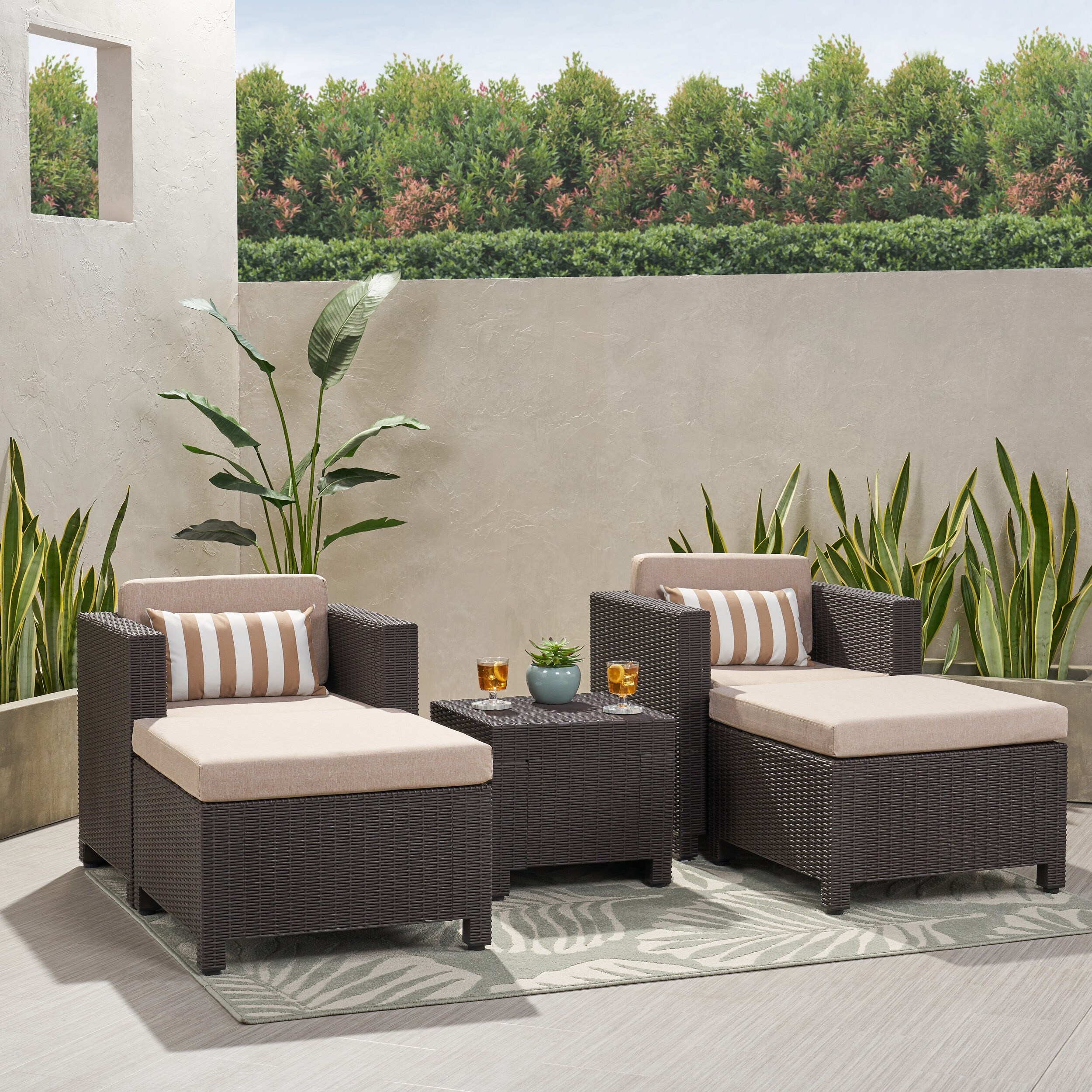 Christopher Knight Home Outdoor Ottomans and Poufs Bed Bath Beyond