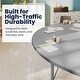 preview thumbnail 25 of 46, Mobile 48''W x 72''L Kidney Thermal Laminate Activity Table - Adj. Short Legs