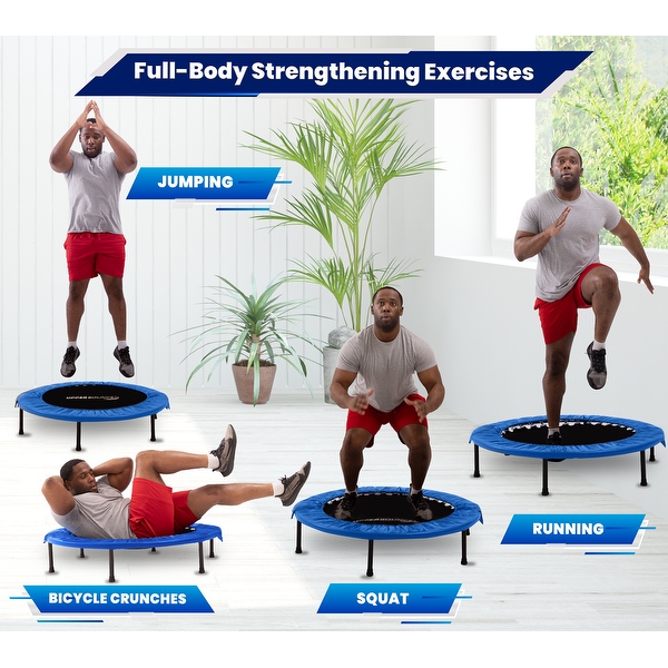 Rebound exercise trampoline top