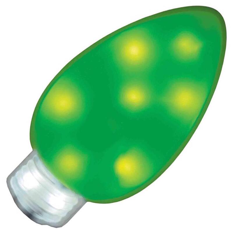 Magic Seasons LED Magnetic Bulb 15 in. Garage Decoration - Green