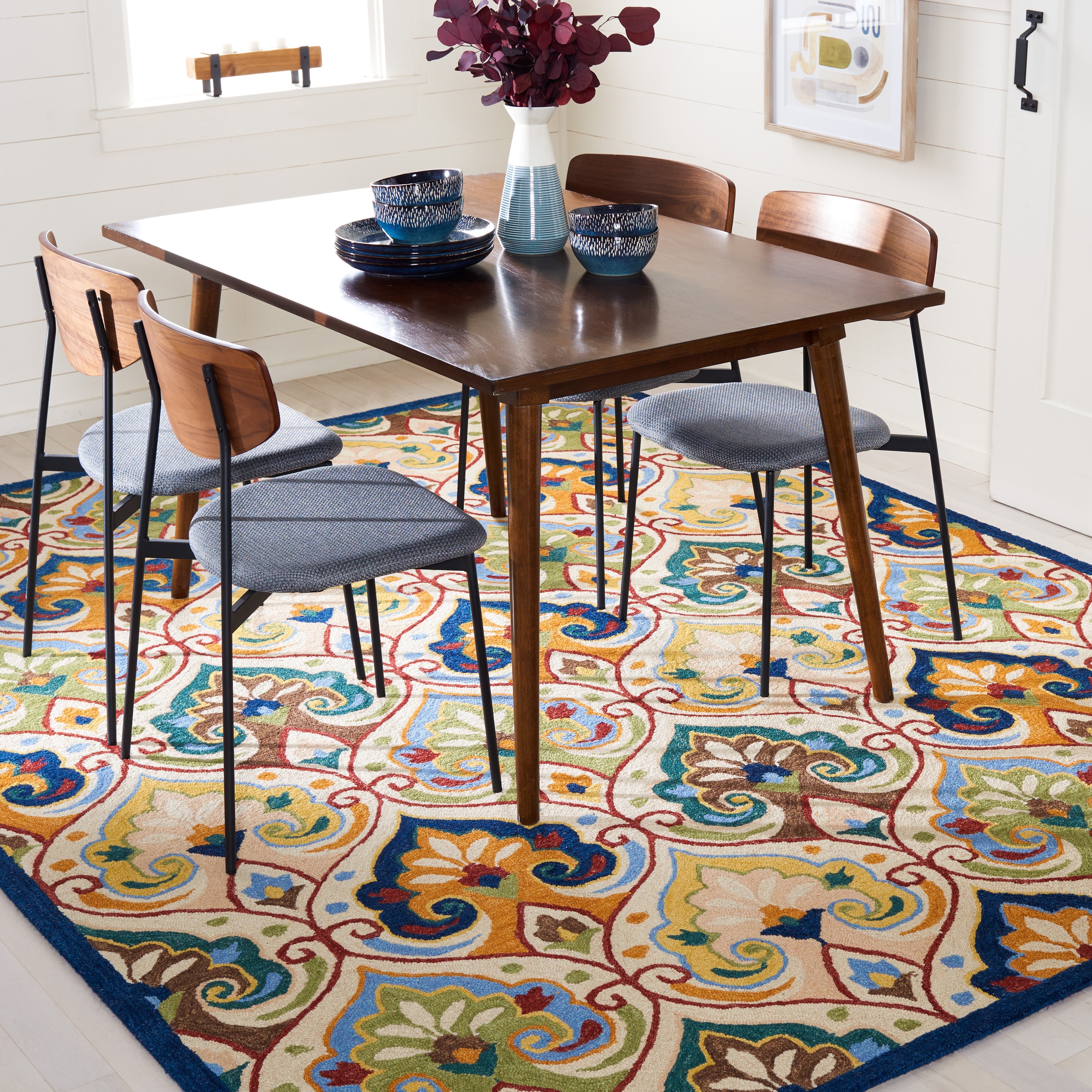 SAFAVIEH Handmade Metro Nahida Boho Wool Rug