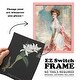 preview thumbnail 117 of 118, Orchid on Slate III -Framed Print w/glass-Cherry Red