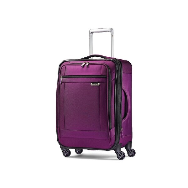 samsonite purple suitcase