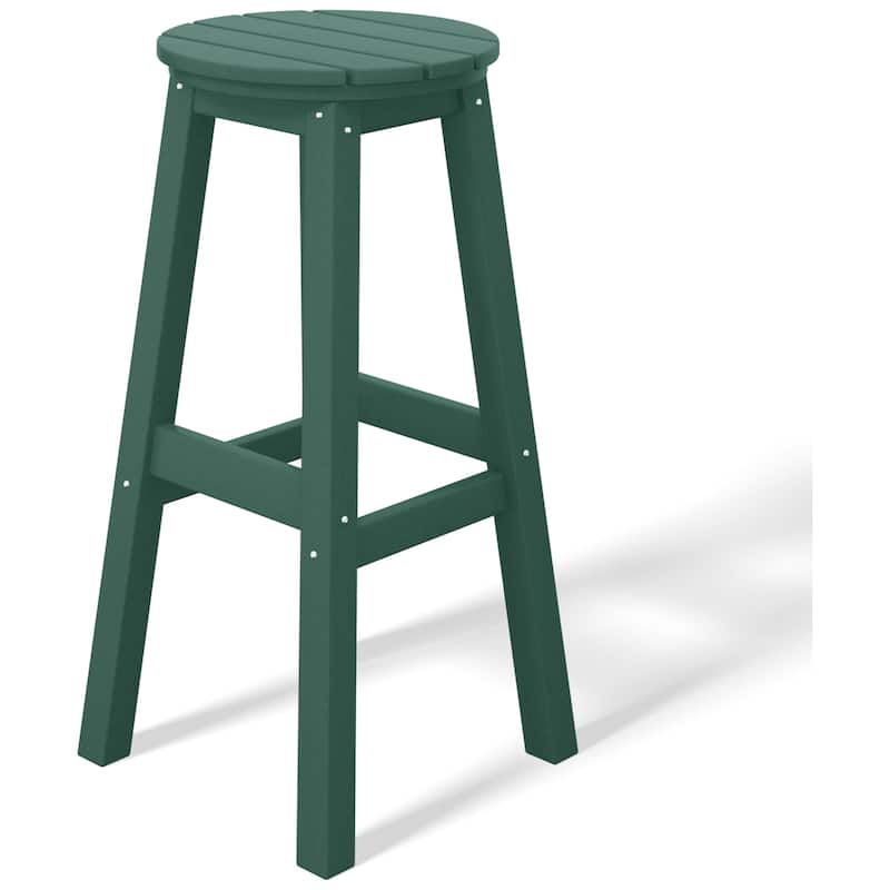 Laguna Hdpe All Weather Outdoor Patio 29" Round Bar Stool