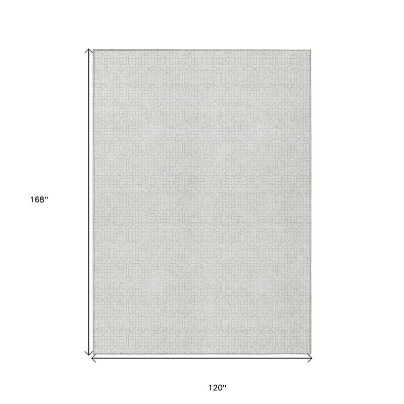 HomeRoots Geometric Transitional Rectangle Outdoor Rug